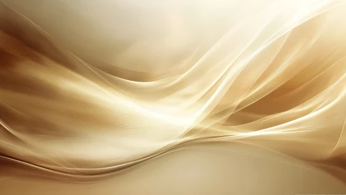 Parametric golden wavefronts with luminous fluid gradients.