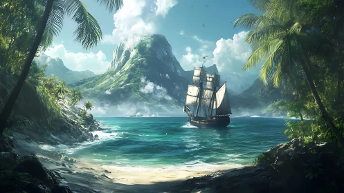 Tropical Paradise Cove Welcomes Galleon Explorer.