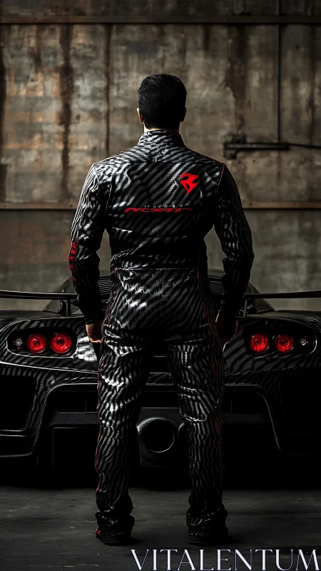 Rear-view analysis of carbon-fiber racer and hypercar ensemble.