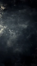 Midnight charcoal mist on a weathered cosmic canvas.