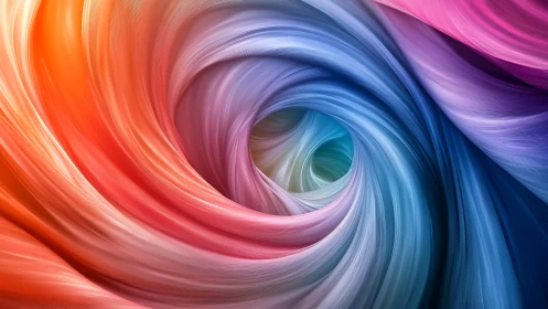 Chromatic vortex of filamentous digital fluid dynamics.