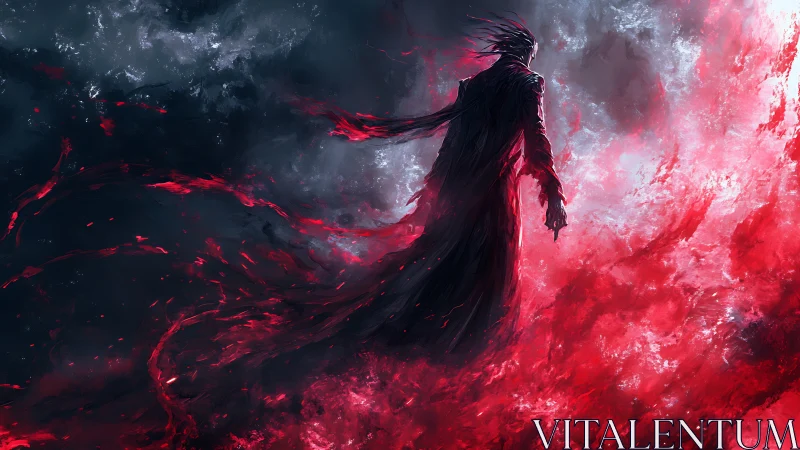 Stormwalker in crimson fire, carving paths through chaos.