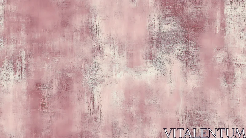 Textured blush abstract field with distressed vertical washes.