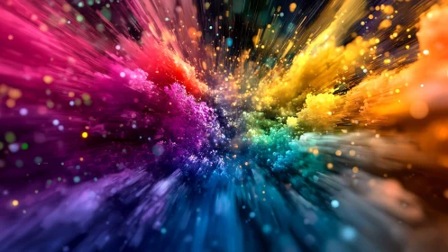 Colorburst cosmos where drifting pigments learn to dance.