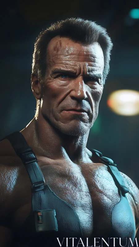 Steel-gazed veteran studies the battlefield beyond the lens