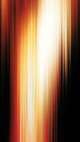 Radiant vertical light trails glow in warm abstract motion.