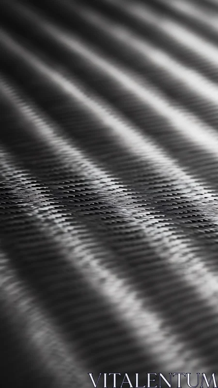 Carbon fiber surface shows diagonal weave and shallow depth
