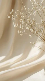 Delicate White Flowers Dance in Soft, Dreamy Light