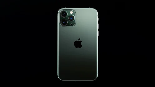 iPhone 11 Pro Max device rear panel with triple camera system