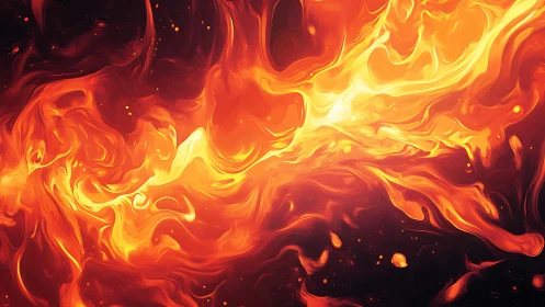 Fiery Liquid Flows in Mesmerizing Waves of Heat