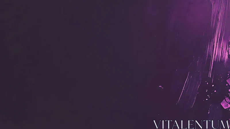 Dark purple gradient field with magenta vertical streaks.