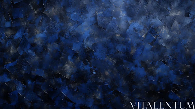 Deep midnight blue abstract texture suggests layered depth
