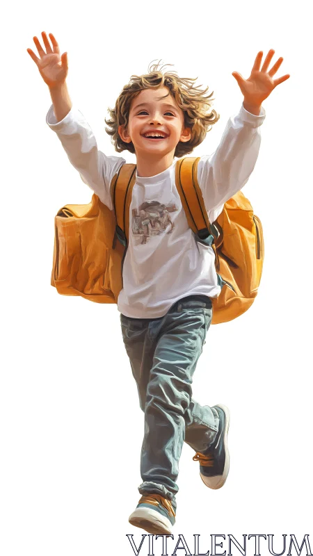 Jubilation Unleashed: Young Explorer Bounds Through Discovery