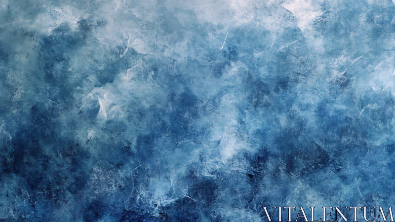 Textured blue abstract background with atmospheric gradients.