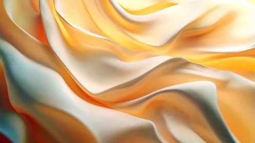 Sunlit silk currents folding into dreamy abstract dunes.