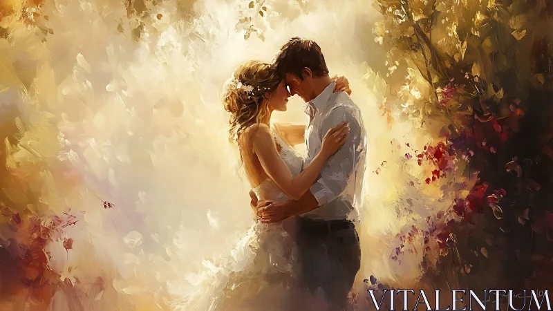 Romance Blooms Where Golden Light Dances Through Autumn's Tender Whisper