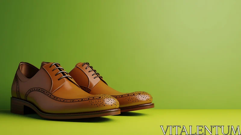 Polished tan dress shoes ready to step into your day.
