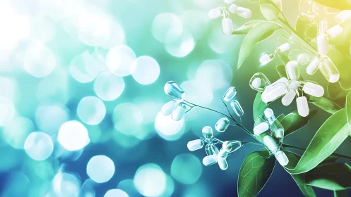 Dewdrops Dance: Where Petals Meet Morning Sparkle