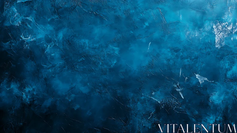 Midnight tide of textured blues swirling in quiet motion.