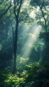 Luminous Cathedral: Where Ancient Trees Frame Heaven's Light