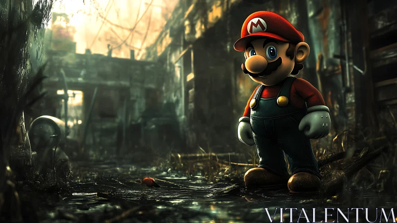 Plumber of the Ruined Arcade Kingdom Stands Resolute.