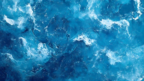 Dynamic ultramarine abstraction captures turbulent fluid motion