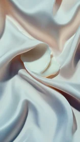 Microtextured satin vortex with soft spectral refractions.