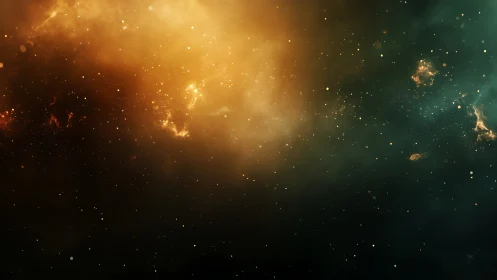 Solar ember tide spilling into silent cosmic nightfall.