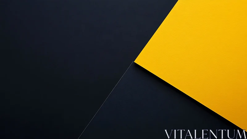 Yellow diagonal panel over dark minimalist background.