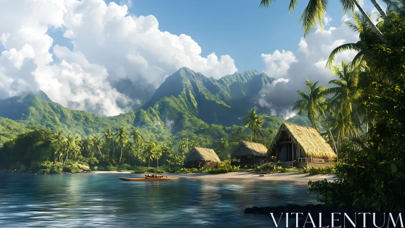 Paradise Cove: Where Emerald Mountains Kiss Turquoise Waters