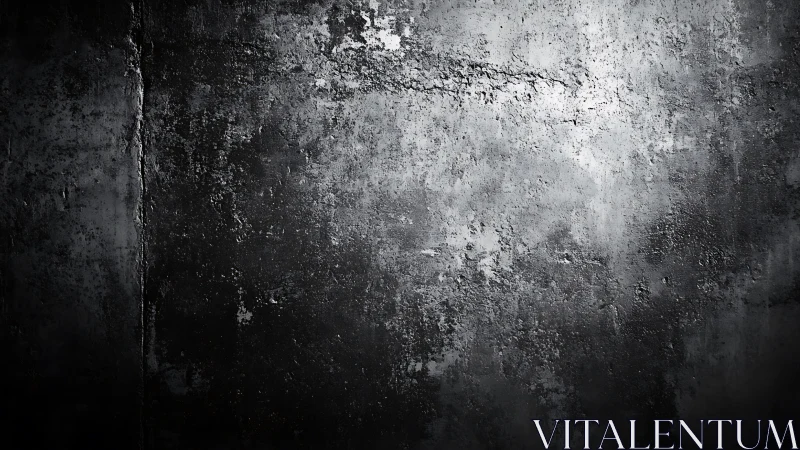 Grungy concrete wall texture captures dark industrial mood