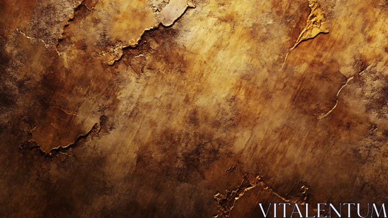 Weathered golden grunge texture evokes age and warmth