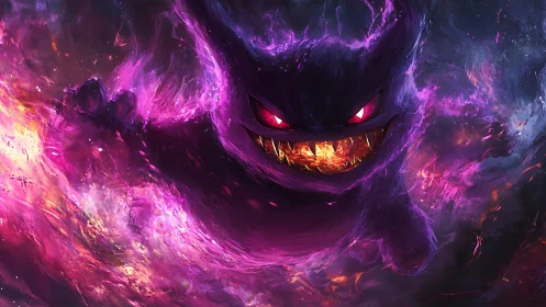 Spectral entity erupts from nebular vortex with luminous plasma aura