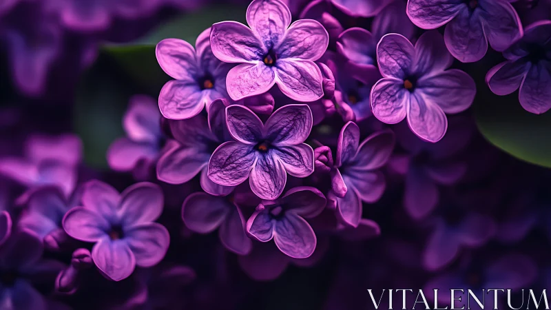 Luminous Lilac Blossoms in Soft Focus.