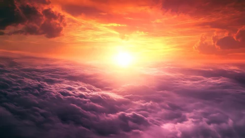 Hyper-saturated stratospheric cloudscape under intense solar flare