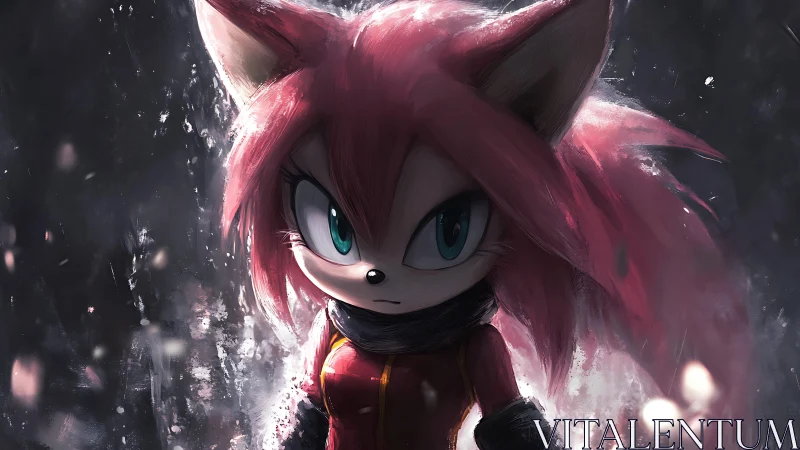 Storm-lit pink fox heroine carves calm from the chaos