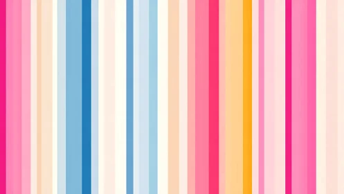 Vertical pastel and bright color stripes in flat layout.