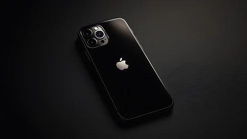iPhone 12 Pro Max Black. Premium smartphone with triple camera system.
