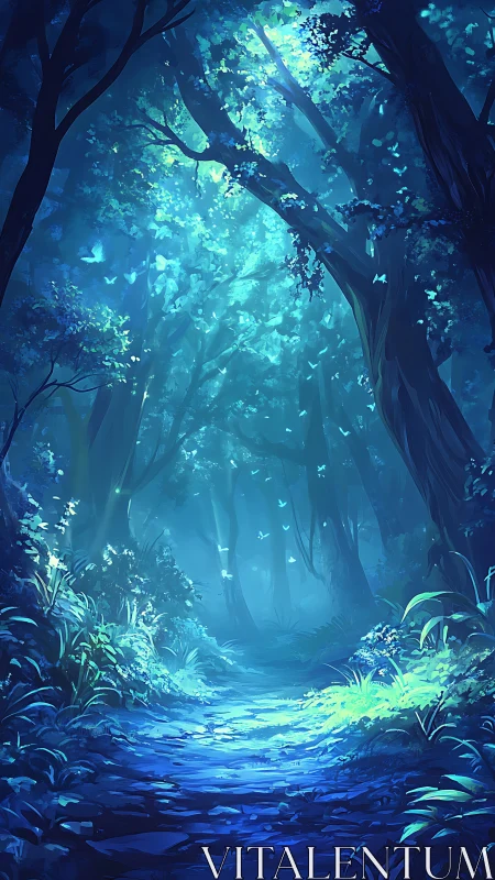 Enchanted Forest Glow: Where Light Finds Magic.