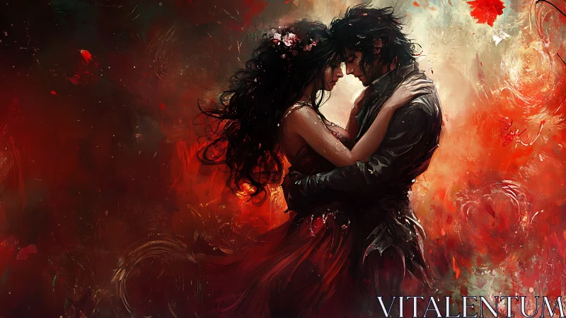 Passion's Dance in Crimson Light.