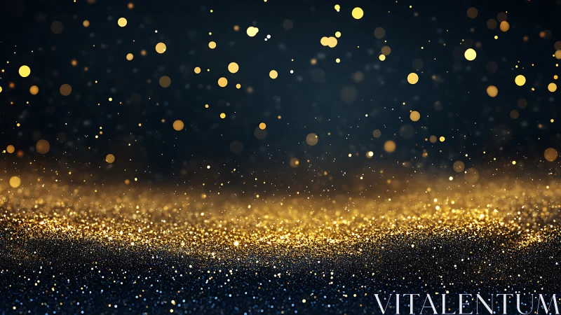 Bokeh-spectrum glitter field in shallow depth-of-focus space.