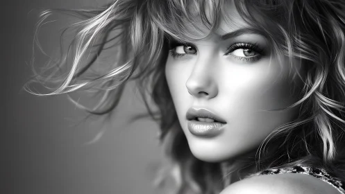 Storm-kissed portrait celebrates bold gaze and soft light