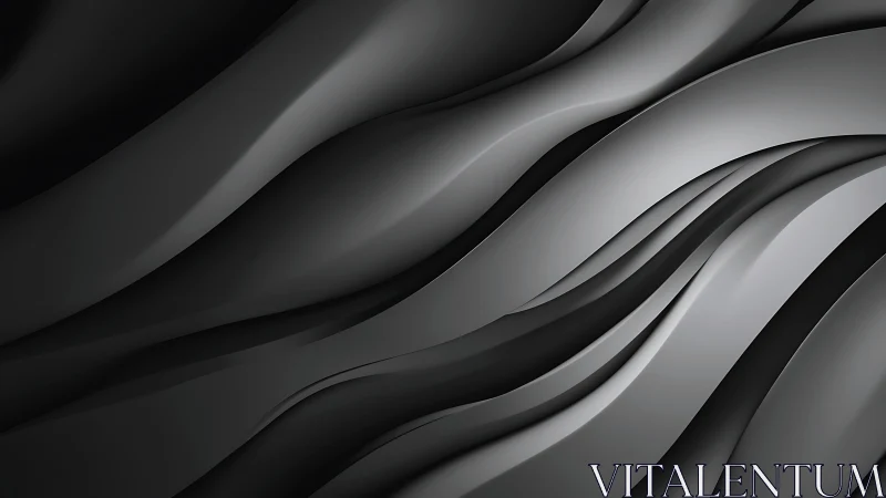 Layered monochrome wave forms with smooth curved surfaces.