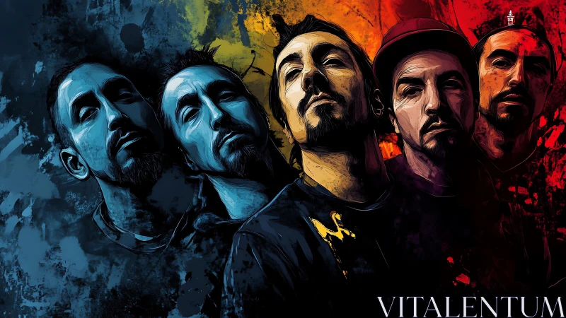 Bold portraits in shifting color, one face many moods.