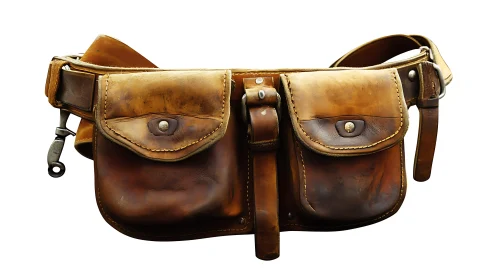 Vintage Leather Tool Belt: Rugged Beauty Meets Timeless Craftsmanship.