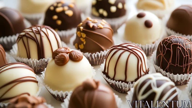 Elegant Handcrafted Truffles in Beautiful Variety.