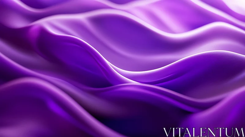 Velvet waves of violet silk drifting in gentle motion.
