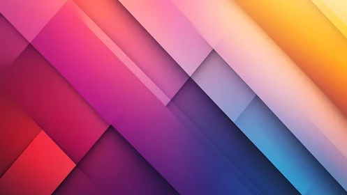 Vibrant geometric abstract background with gradient colors.