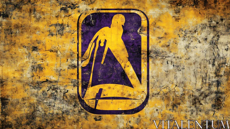 Starfleet Command Logo on Distressed Weathered Wall