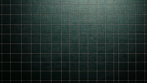 Grid aligned dark teal textured tiles under directional light
